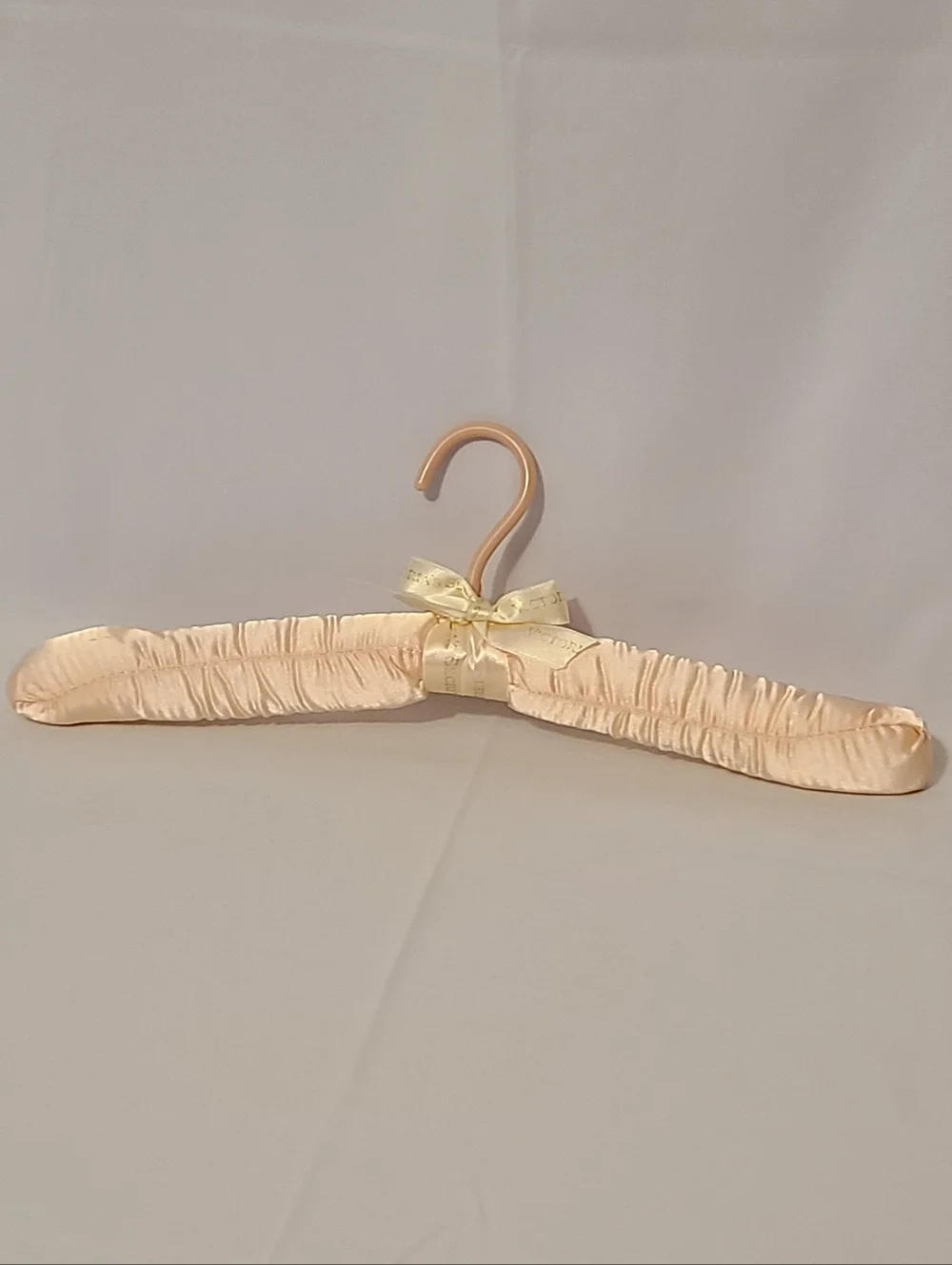 Victoria's Secret Peach-ish Color Fabric Stuffed Hangers Set Of 4
